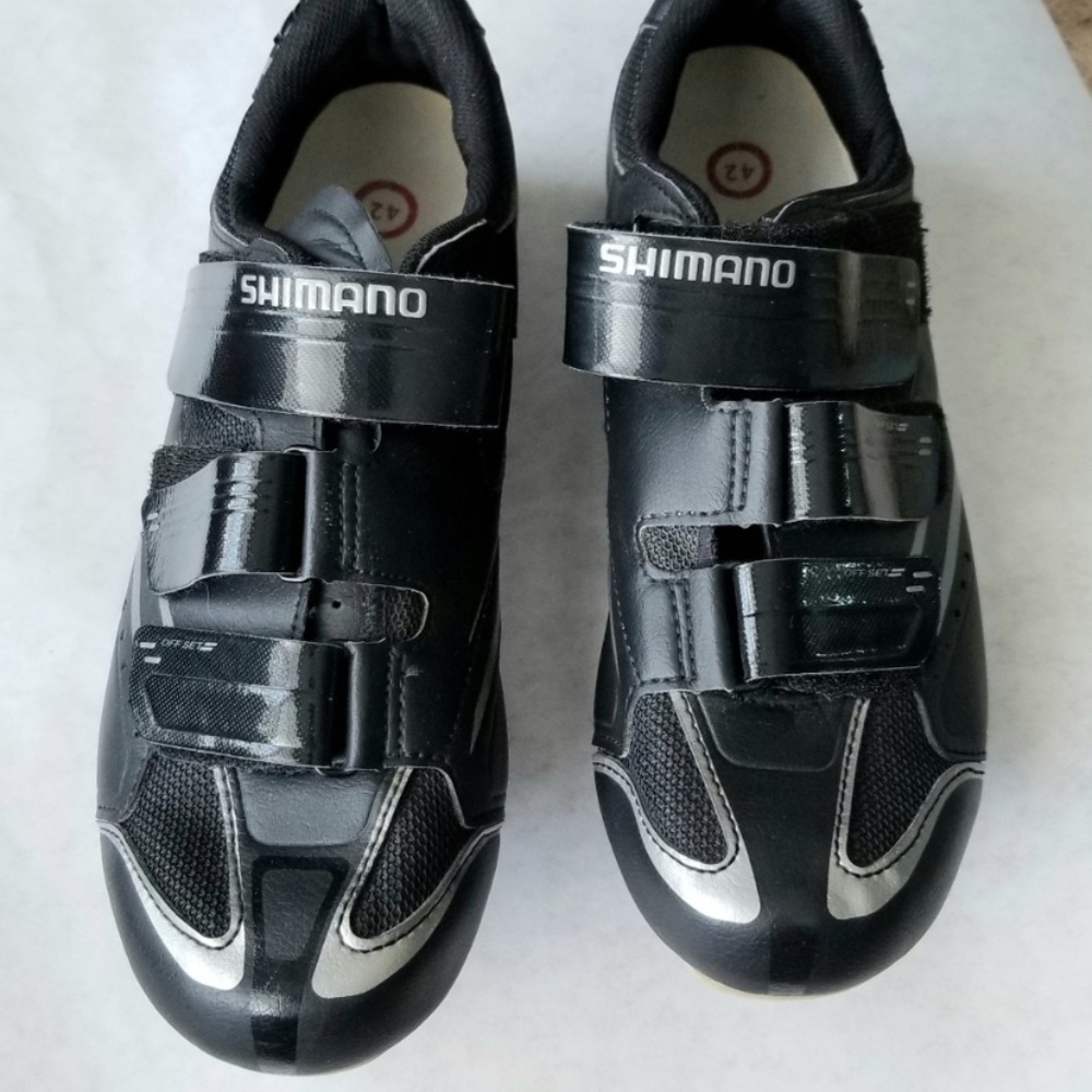 Shimano Black Cycling Shoes SH-WR32L 42 / 9.5 - with CLIPS